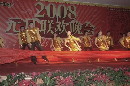 集團(tuán)公司舉辦08年元旦晚會